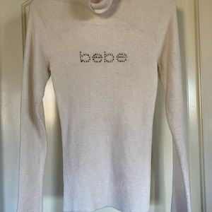 White Bebe sweater nwot